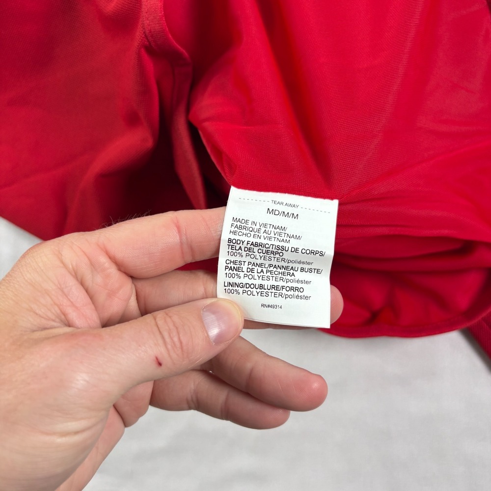 Wisconsin Badgers Jacket Mens Medium Red Under Armour Full Zip Performance NEW - Picture 8 of 11
